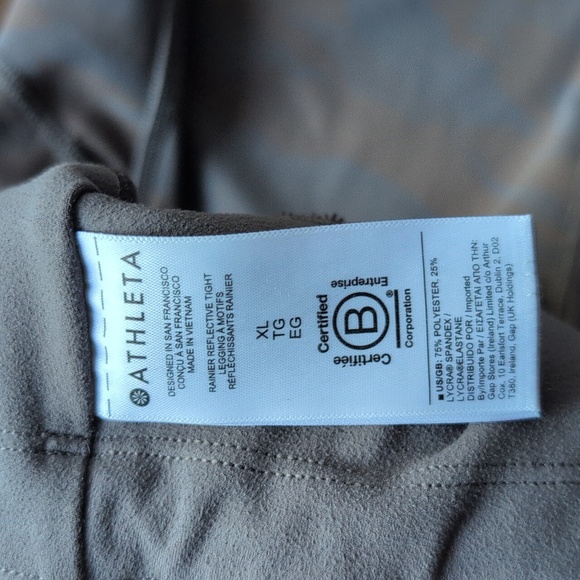 Athleta Rainier Reflective Tight Leggings - Women's XL - Picture 7 of 9
